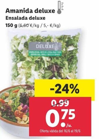 Lidl Ensaladas oferta