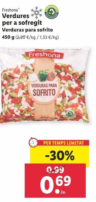 Lidl Verdura freshona oferta