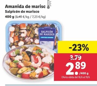 Lidl Salpicón de marisco oferta