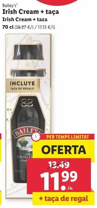 Lidl Bebidas baileys oferta