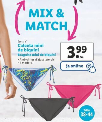 Lidl Braguitas esmara oferta