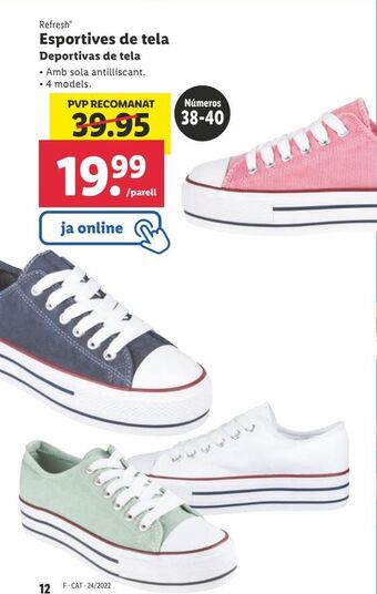 Lidl Deportivas oferta