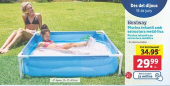 Lidl Piscina infantil bestway oferta