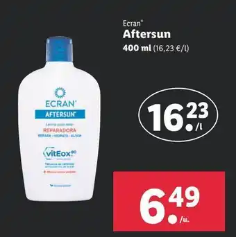 Lidl Aftersun ecran oferta