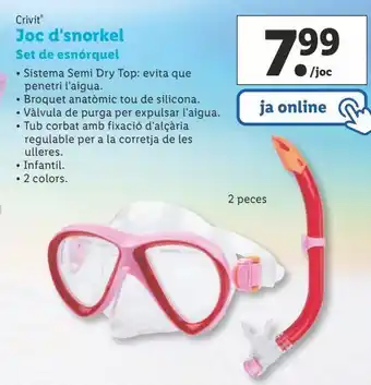 Lidl Buceo crivit oferta