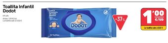 AhorraMas Toallitas húmedas para bebé dodot oferta