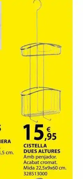 Fes Més Cistelal Dues Altures oferta