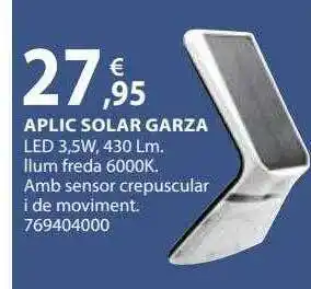 Fes Més Aplic Solar Garza oferta