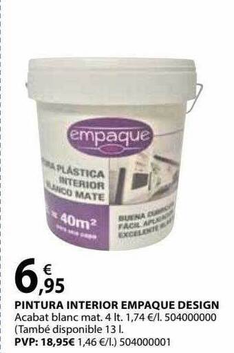 Fes Més Pintura Interior Empaque Design oferta