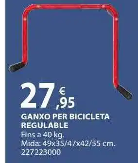 Fes Més Ganxo Per Bicicleta Regulable oferta