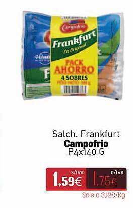 Cuevas Cash Salch. Frankfurt Campofrio oferta