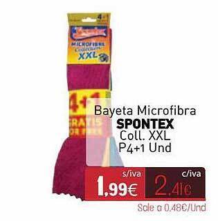 Cuevas Cash Bayeta Microfibra Spontex Coll. Xxl oferta