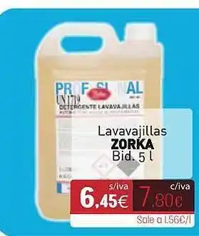 Cuevas Cash Lavavajillas Zorka Bid. 5 L oferta