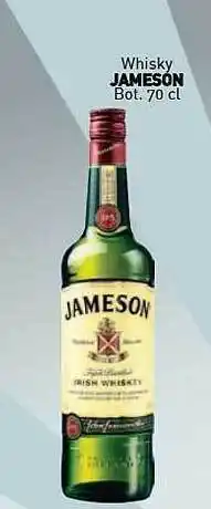 Cuevas Cash Whisky Jameson oferta