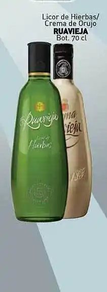 Cuevas Cash Licor De Hierbas Crema De Orujo Ruavieja oferta