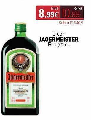 Cuevas Cash Licor Jagermeister oferta
