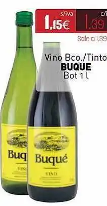 Cuevas Cash Vino Bco. Tinto Buque oferta