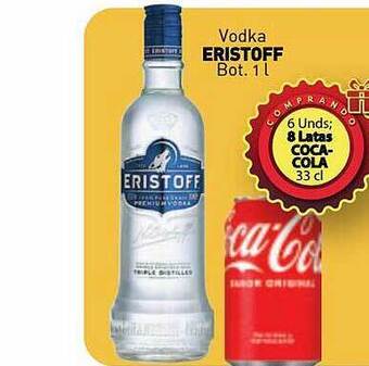 Cuevas Cash Vodka Eristoff oferta