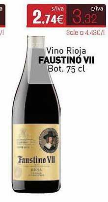 Cuevas Cash Vino Rioja Faustino Vii oferta