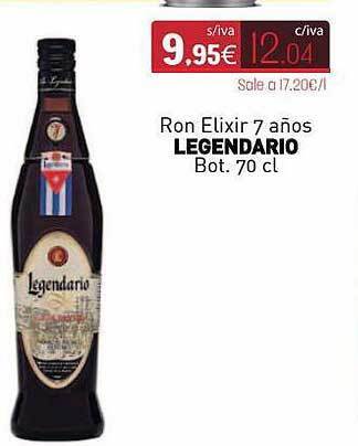 Cuevas Cash Ron Elixir 7 Años Legendario oferta