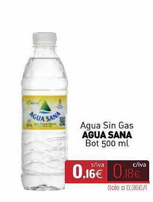 Cuevas Cash Agua Sin Gas Agua Sana oferta