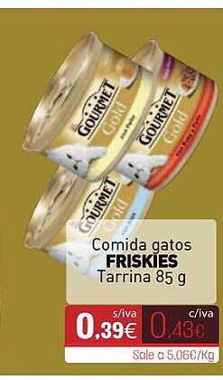 Cuevas Cash Comida Gatos Friskies Tarrina oferta