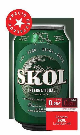 Cerveza Skol Lata