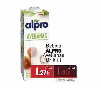Cuevas Cash Bebida Alpor Avellanas Brik oferta