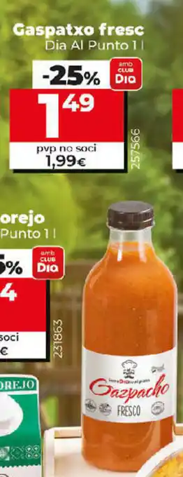 Dia Gaspatxo fresc Dia Al Punto 1 L oferta