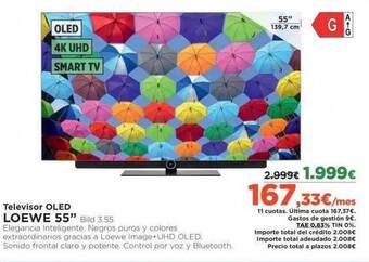 El Corte Inglés Televisor Oled Loewe 55 oferta