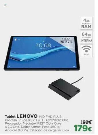 El Corte Inglés Tablet Lenovo oferta