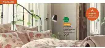 IKEA Vitpyrola Funda Nórdica + 2 Fundas Almohada Blanco Rosa 240x220 50x60 Cm oferta