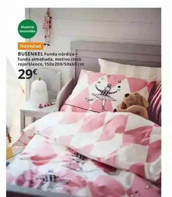 IKEA Busenkel Funda Nórdica + Funda Almohada oferta