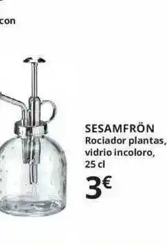 IKEA Sesamfrön Roclador Plantas Vidrio Incoloro oferta