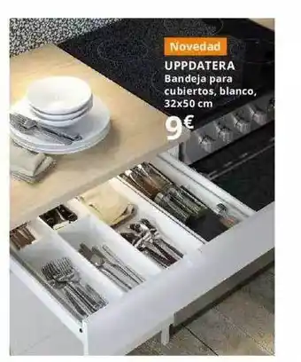 IKEA Uppdatera Bandeja Para Cubiertos Blanco 32x50 Cm oferta