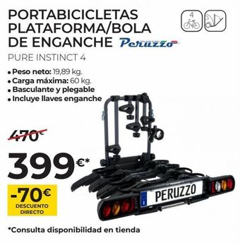 Feu Vert Portabicicletas de enganche oferta