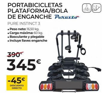 Feu Vert Portabicicletas de enganche oferta