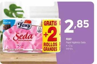 Coviran Foxy Papel Higiénico Seda 4+2 oferta