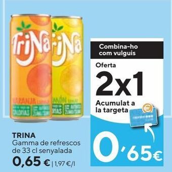 Caprabo Refrescos trina oferta