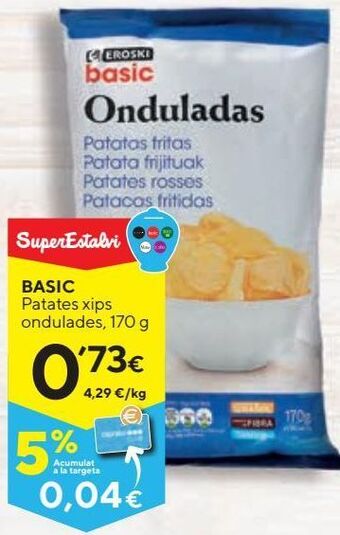 Caprabo Patatas fritas basic oferta