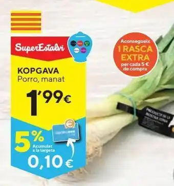 Caprabo Puerros oferta