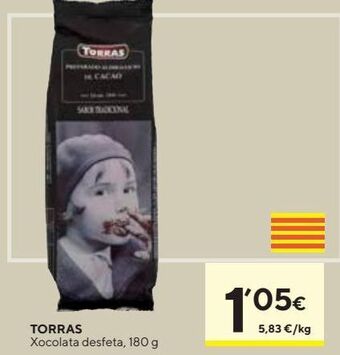 Caprabo Chocolate torras oferta