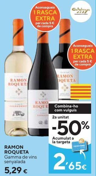Caprabo Vino ramón roqueta oferta