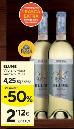 Caprabo Vino blanco blume oferta