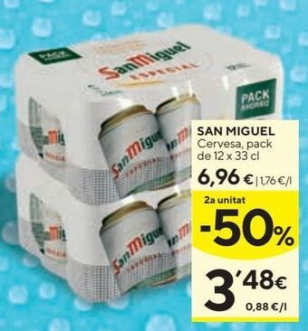 Caprabo Cerveza san miguel oferta