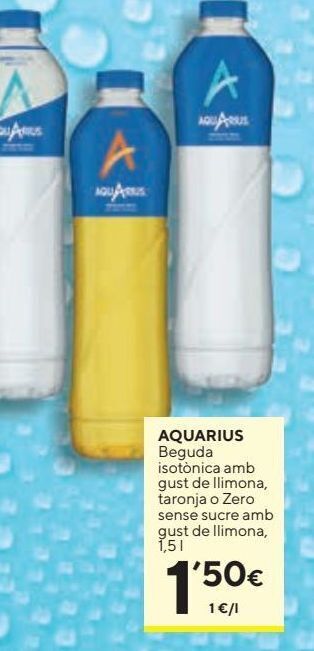 Caprabo Bebida isotónica aquarius oferta