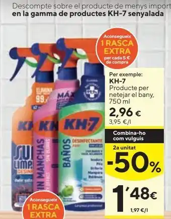 Caprabo Desinfectante kh-7 oferta