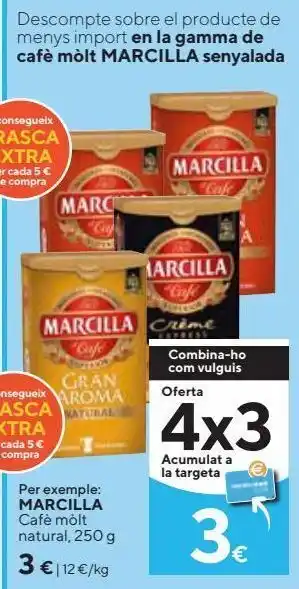Caprabo Café marcilla oferta