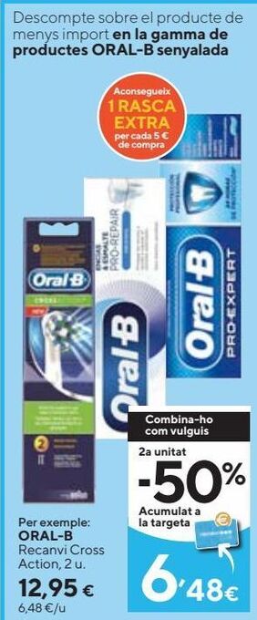 Caprabo Dentífrico oral b oferta