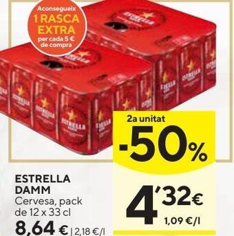 Caprabo Cerveza estrella oferta